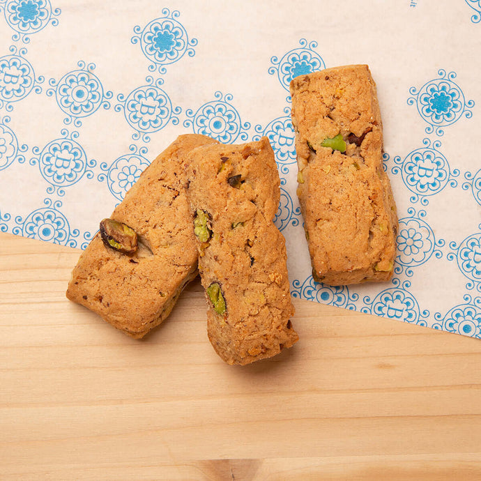 Papassini Sardi con Pistacchi e Mandorle